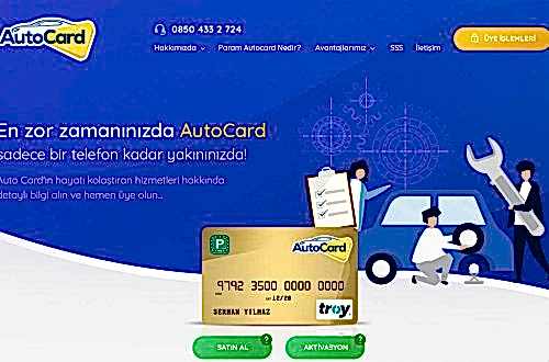 Autocard Web Sitesi