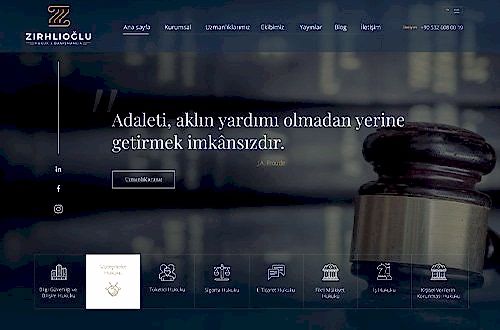 Hukuk Bürosu Web Sitesi