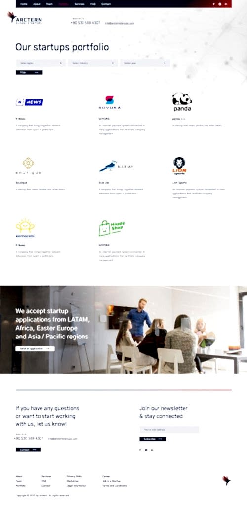 Arctern Startups