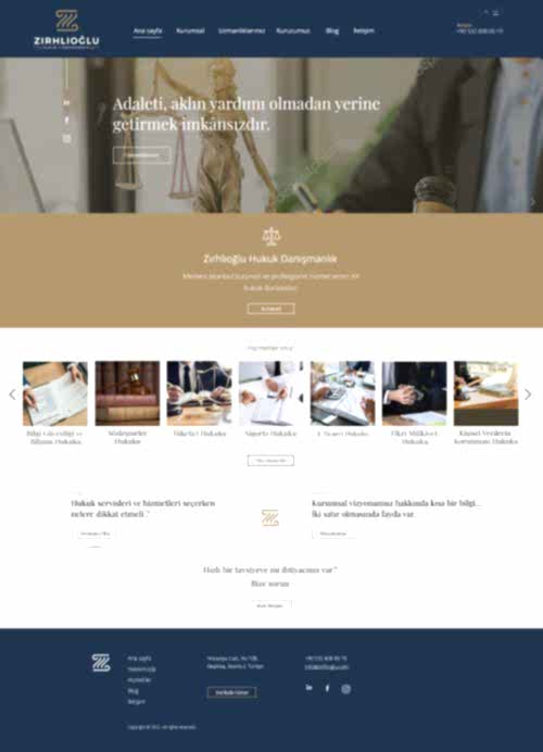 Hukuk Bürosu Web Sitesi