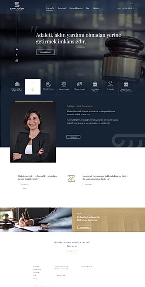 Hukuk Bürosu Web Sitesi
